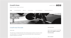 Desktop Screenshot of crossfithove.com