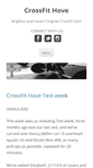 Mobile Screenshot of crossfithove.com