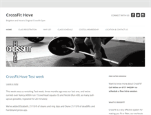 Tablet Screenshot of crossfithove.com